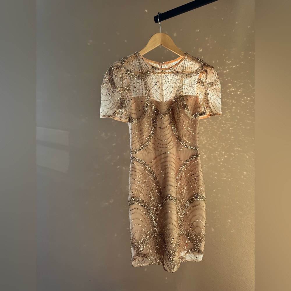Dress the Population | SAMPLE | Sequin Cocktail Dress | Size XS | NWOT - Picture 7 of 12